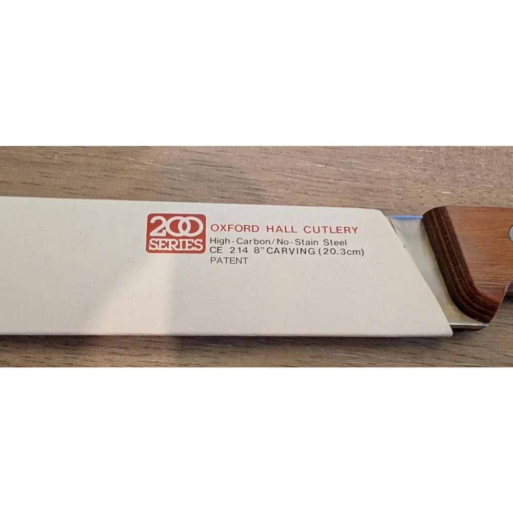 NEW Oxford Hall Cutlery Stainless Steel Chef's Carving Knife 8